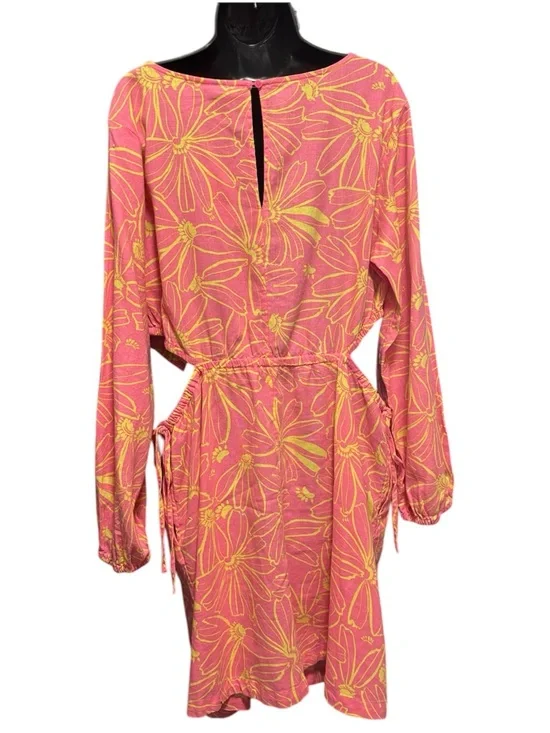 UNIVERSAL THREAD  Balloon Mini A-line Side Cutout Floral Dress - Picture 4 of 7